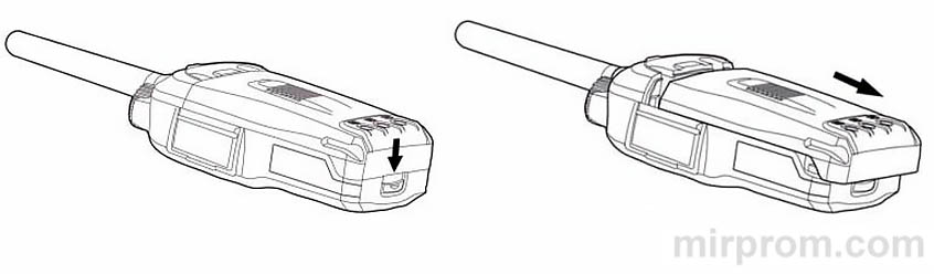 Демонтаж аккумулятора Optim WT-555 NEW