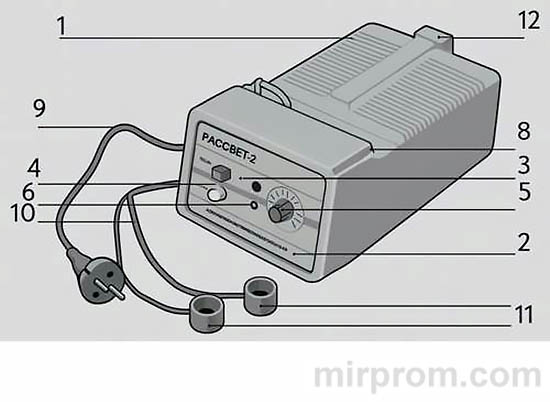 Зарядное устройство Рассвет-2 Инструкция по эксплуатации