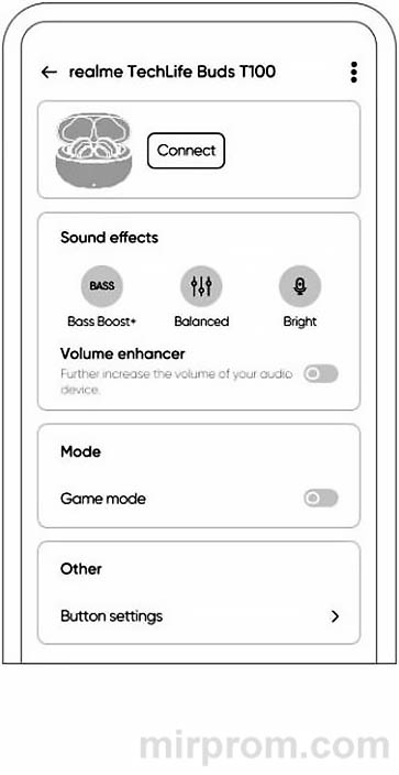 Realme Buds T100 Инструкция