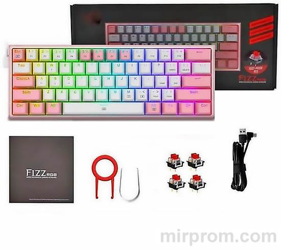 Игровая клавиатура REDRAGON Fizz K617 Инструкция