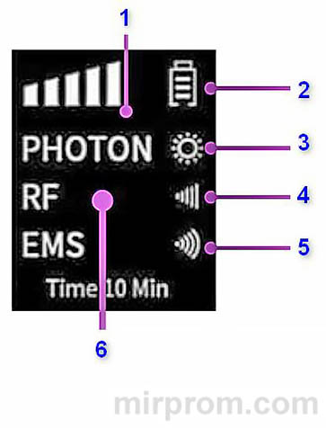 RF EMS Beauty Instrument лифтинг массажер для лица - Инструкция