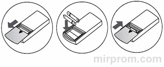 Инструкция пульта RODA H