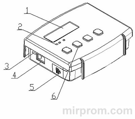 Ротек RDU-1A Внешний вид индикаторного устройства