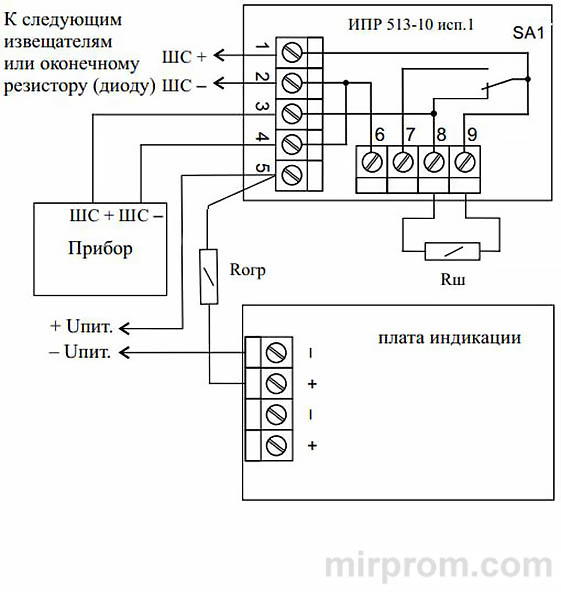 Извещатель пожарный ручной ИПР 513-10 Инструкция