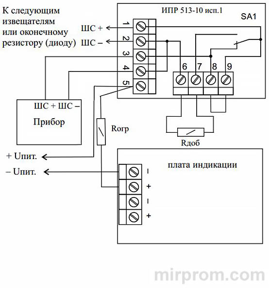 Извещатель пожарный ручной ИПР 513-10 Инструкция