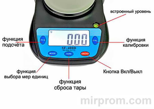 Инструкция весы SF400-D