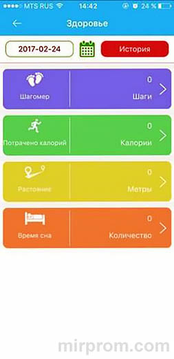 Трекер здоровье