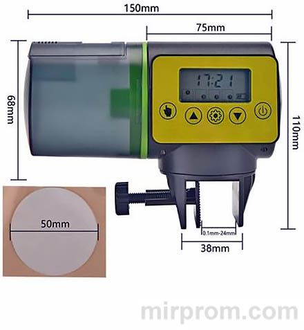 Автоматическая кормушка для рыб SMART Feeder AF-2019B Инструкция