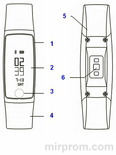 Smart Wristband Инструкция