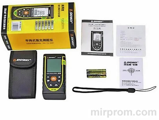 Лазерный дальномер Sndway SW-M50 Инструкция