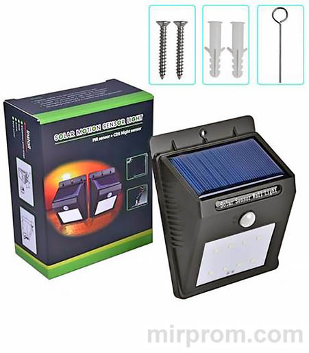 Solar Sensor Wall Light Инструкция