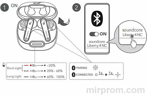 Soundcore Liberty 4 NC Инструкция