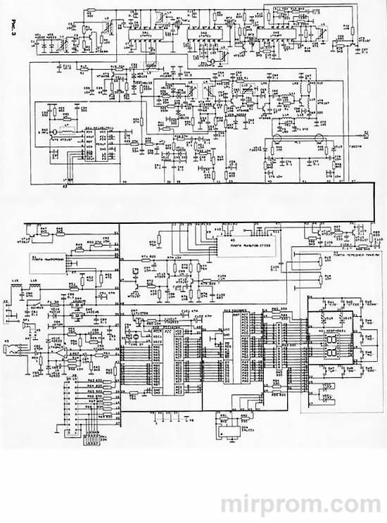 Радиостанция ТАИС - РМ41 принципиальная схема