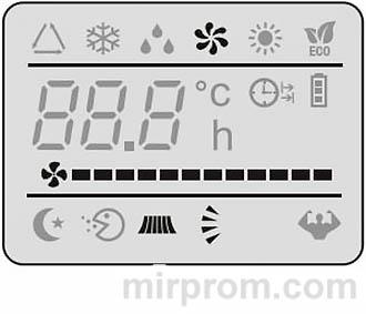 Пульт ДУ сплит-системы Oasis Comfort CL/EL Инструкция