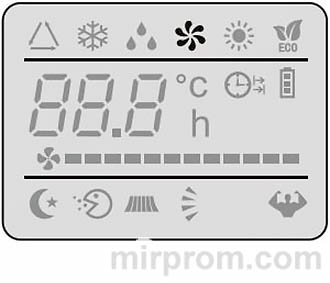 Пульт ДУ сплит-системы Oasis Comfort CL/EL Инструкция