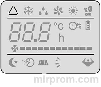 Пульт ДУ сплит-системы Oasis Comfort CL/EL Инструкция