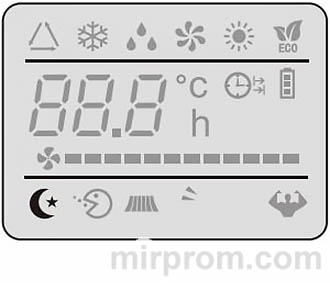 Пульт ДУ сплит-системы Oasis Comfort CL/EL Инструкция