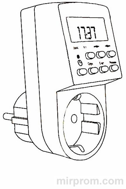 Электронный таймер TDM ТРЭ-01 Инструкция