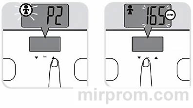 Инструкция весы TEFAL BODY UP