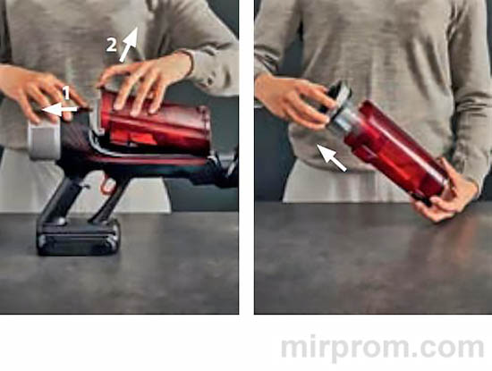 Пылесос вертикальный Tefal X-Force Flex 9.60 TY2079WO Инструкция