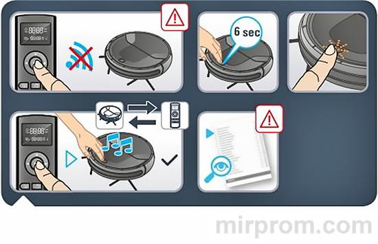 Инструкция Робот-пылесос Tefal X-plorer 20 Серия