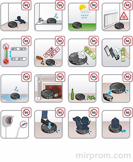 Инструкция Робот-пылесос Tefal X-plorer 20 Серия