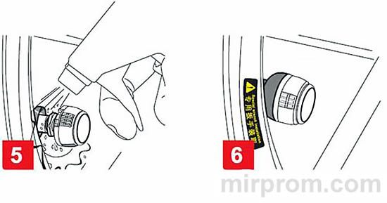 Установка внешних датчиков