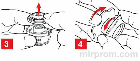 Установка батарейки во внешнем датчике