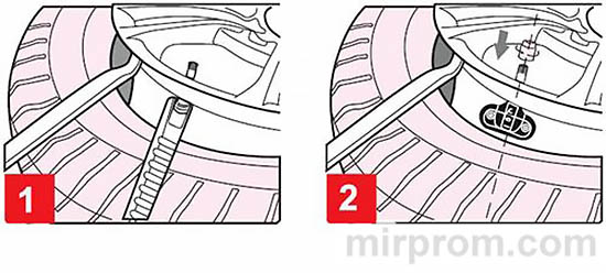 Установка внутренних датчиков