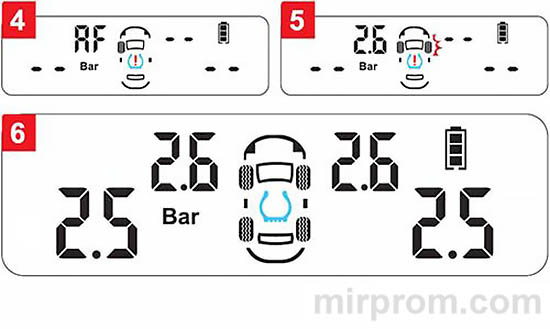 Сопоставление внутренних датчиков
