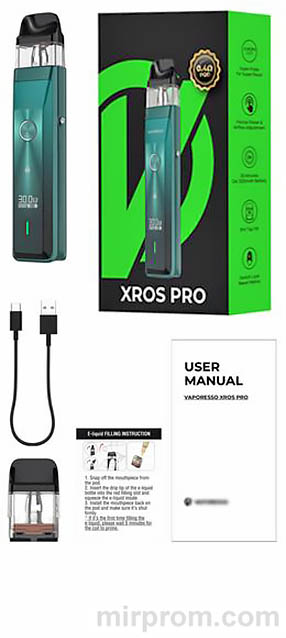 Электронная сигарета Vaporesso XROS PRO Инструкция