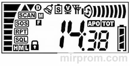 Vector VT-44 Military Инструкция радиостанции