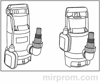 Дренажный насос ВИХРЬ серия ДН Инструкция