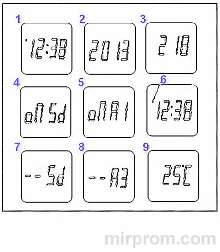 Настольные часы в деревянном корпусе VST 863 Инструкция