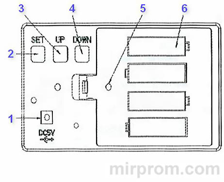 Настольные часы в деревянном корпусе VST 863 Инструкция
