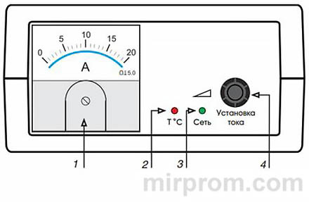 Зарядное устройство Вымпел 325. Инструкция