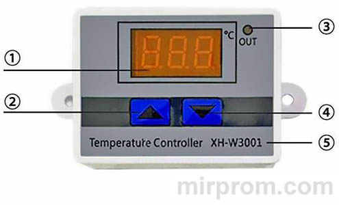 Инструкция Терморегулятор/термостат XH-W3001
