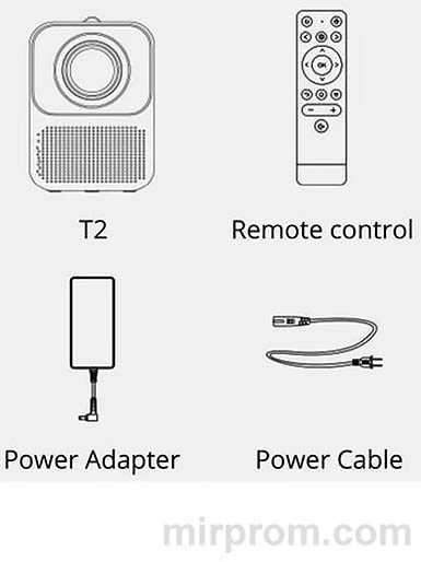Инструкция Проектор Wanbo Projector T2 MAX