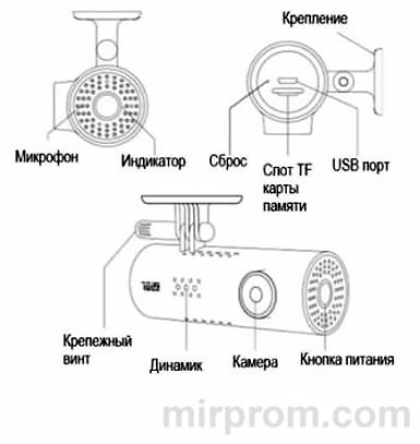 Видеорегистратор 70mai Smart Dash Cam 1S Обзор