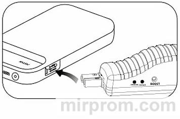 Инструкция 70mai Jump Starter Использование в качестве пускателя