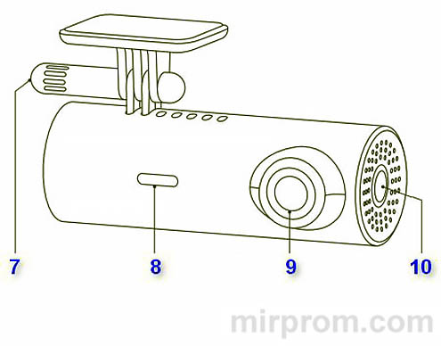 Видеорегистратор 70mai Dash Cam M300 Инструкция