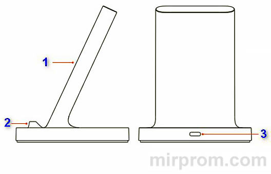 Зарядное устройство Mi 20W Wireless Charging Stand. Инструкция