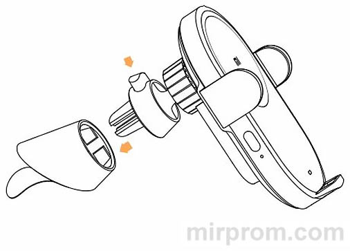 Зарядное устройство Mi Wireless Car Charger 20W. Инструкция