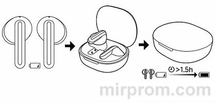 Наушники Xiaomi Redmi Buds 4 Lite Руководство пользователя