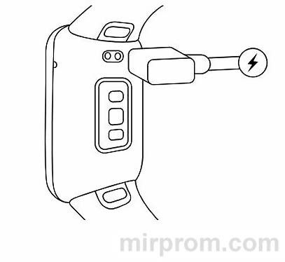 Инструкция Xiaomi Smart Band 7 Pro - Зарядка