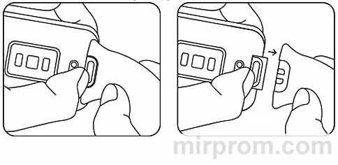 Инструкция Xiaomi Smart Band 7 Pro - Разборка ремешка