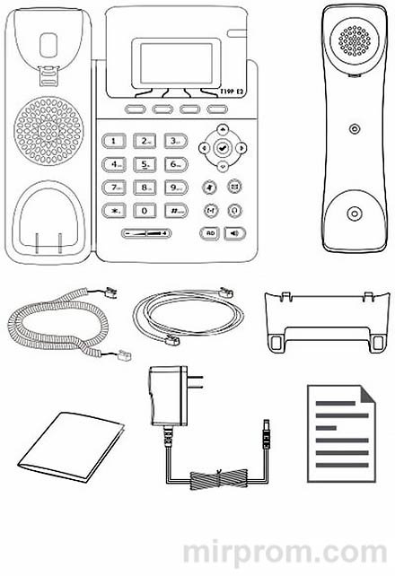 Инструкция IP-телефон YEALINK SIP-T19P / SIP-T19P E2