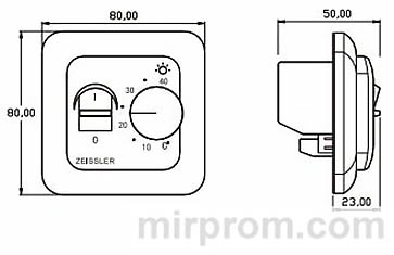 Инструкция Регулятор температуры ZEISSLER M5.713