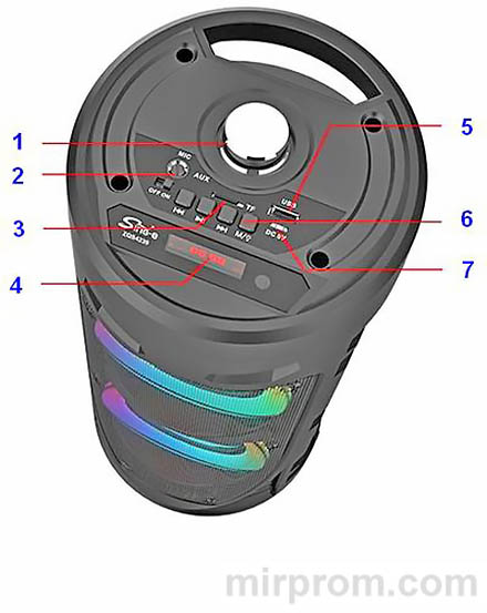 Инструкция ZQS 4239 Колонка Bluetooth