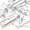 Винт ходовой, поз. №50 для станка мод. UE-712C
